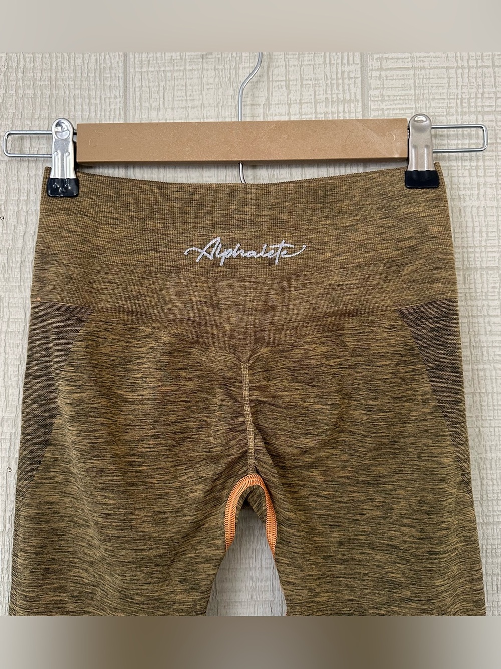 Alphalete Amplify Ombre Orange Brown Leggings XS - Picture 3 of 5